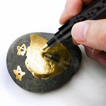 Reflektierende Farbe Stift Gold