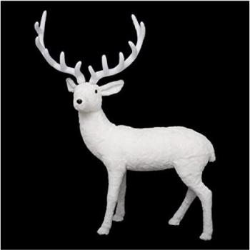 Dekoratives Ries rentier H116cm aus Polyfoam