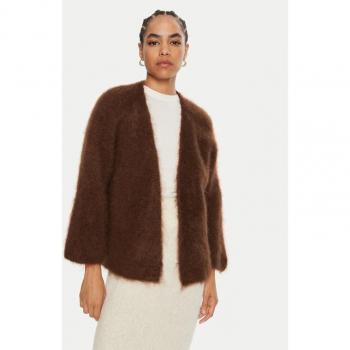 Manica Ampia Dixie Cardigan Aperto Caffè S