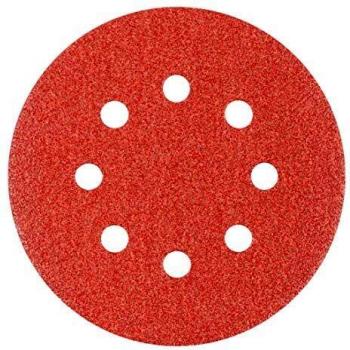 Carta abrasiva eccentrica 80 grani 125 mm 25 pz