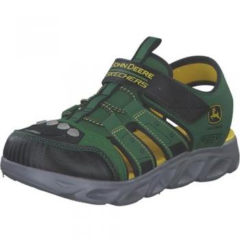Hypno‑Splash Green/Black John Deere Boys’ Sneaker – Size 1.5