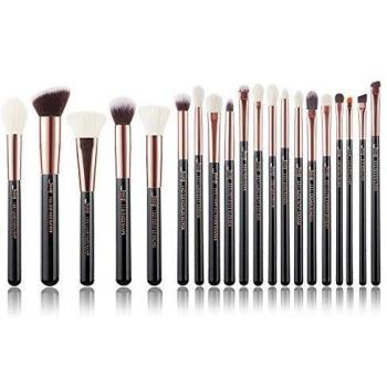 Jessup Make-up Pinsel Set mit 20 Pinseln in Roségold
