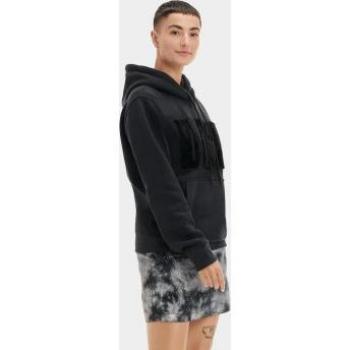 Felpa UGG con Cappuccio Rey Fuzzy Logo Nera S