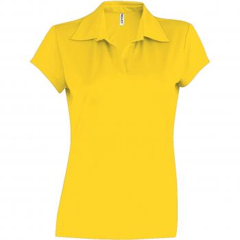 Proact Damen Poloshirt Sport – Kurzärmlig Gelb L