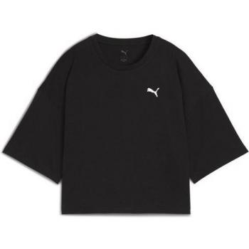 PUMA T-Shirt Damen, kurz, oversized, Wardrobe Ess