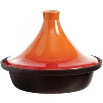 Cosy & Trendy Tajine Zwart/Oranje 25 cm