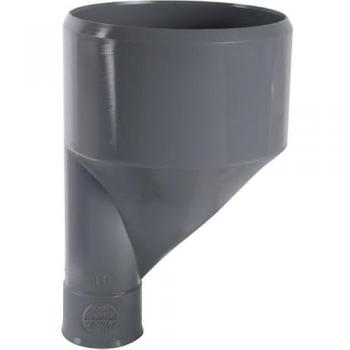 Réduction PVC asymétrique 80-40 mm