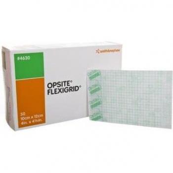 10x12 Opsite Flexigrid Apósito, 50 uds