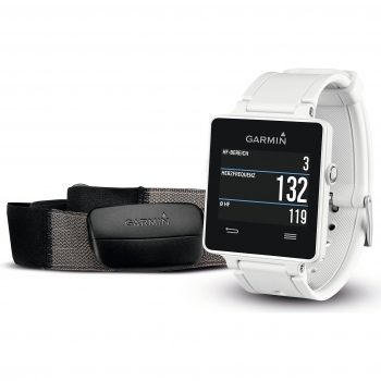 Garmin PulseMaster GPS Smart Watch – Sports Suite, HR Sensor – White