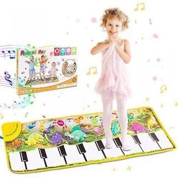 Mat Piano Tastiera per Bambini 43,3x14,2 cm