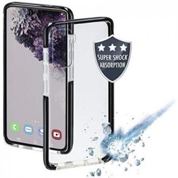 Hama Protector (Galaxy S21), Smartphone Hülle, Schwarz, Transparent