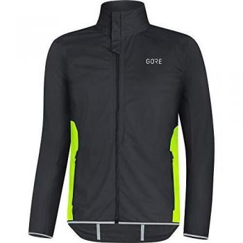 GORE WEAR R3 Veste GORE WINDSTOPPER Noir/Jaune Néon FR: XL