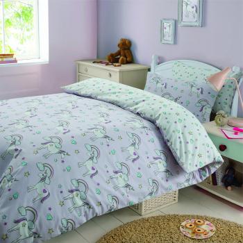 Dreamscene Unicorn Fairy Duvet Cover Set