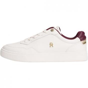 Tommy Hilfiger Essential Elevated Court Sneaker – Schnürer mit Plateaulauf