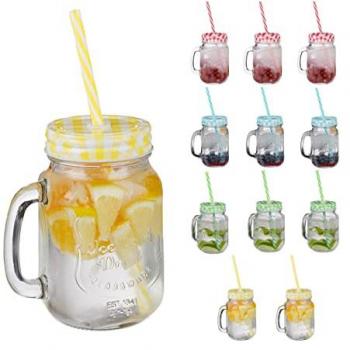 Set di 12 Tazze per Bevande Fresche Relaxdays
