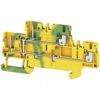 Morsetto Weidmüller APGTB 1.5 2T PE 4C/2 Doppio Giallo Verde 50 pz