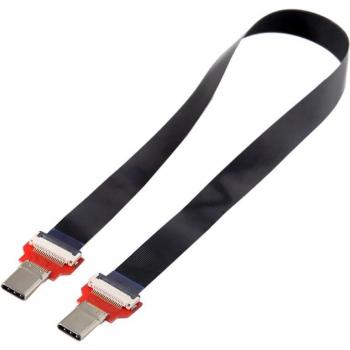 Câble USB 3.1 Type-C plat 20 cm