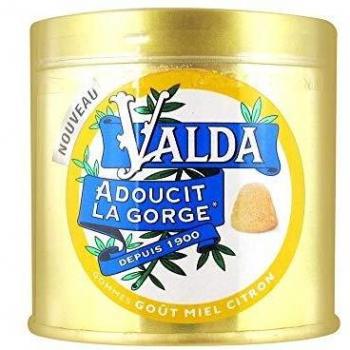 Valda Gommes Miel Citron sans sucres 160 g