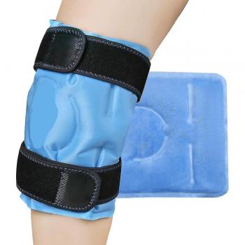 Gel réfrigérant pour genoux enflés