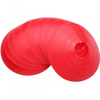 10pcs Multi-Sport Training Disc Cones for Football and Skating