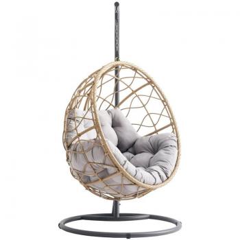 Mobiliario Colgante Miramar 137 – Estilo Moderno, Metal y Mimbre Plástico