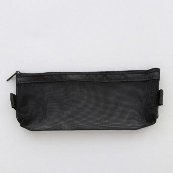 Transparent Mesh Zipper Stationery Bag