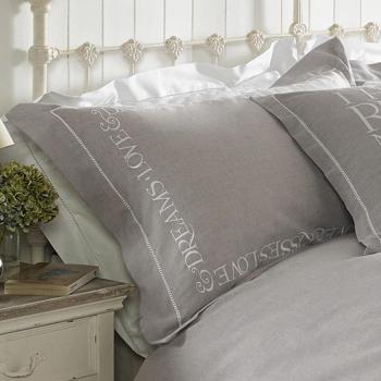 Emma Bridgewater Cotton Pillowcase, Naturally Embroidered