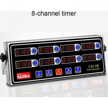 8-Channel Digital Kitchen Timer for Restaurants