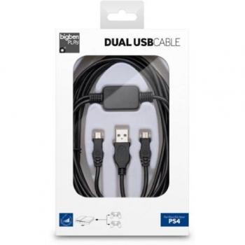 Bigben Interactive PS4DUALusbcharge accesorio y piza de videoconsola Cable