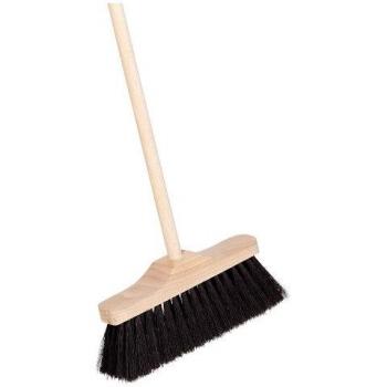 Children's Wooden Broom with Natural Hair