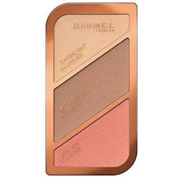 Paleta Rimmel London Sculpting en polvo, Tono Goden Bronze