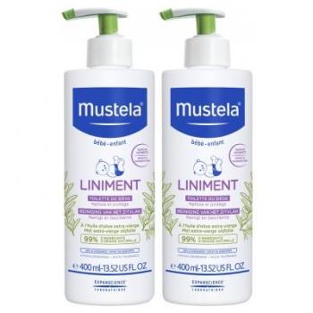 Mustela Linimento Dosificador Pack de 2 x 400 ml