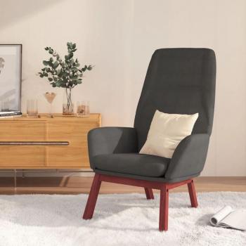 Sillón Prolenta de Tela Gris Oscuro