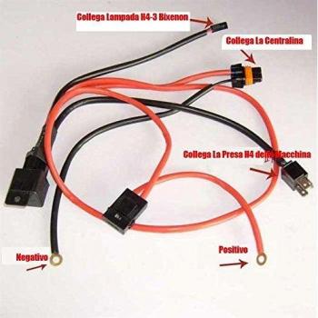 Cablaggio Indipendente Relè Stabilizzatore H4 Bixenon