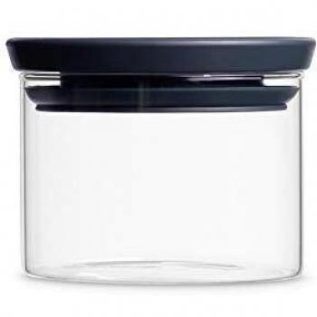 Brabantia Glasbehälter 0,3 L, dunkelgrau