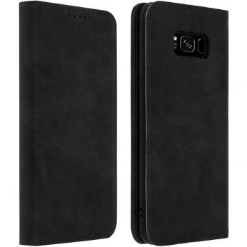 Étui Avizar vintage noir pour Samsung Galaxy S8