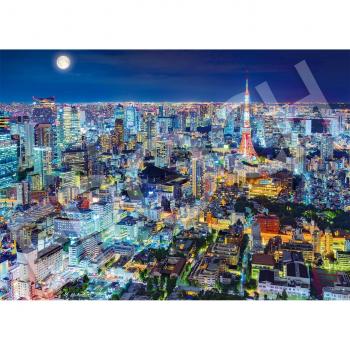EPOCH 2000 Puzzle Tokyo Glanz: Kleber, Spachtel, Partitur & Ticket