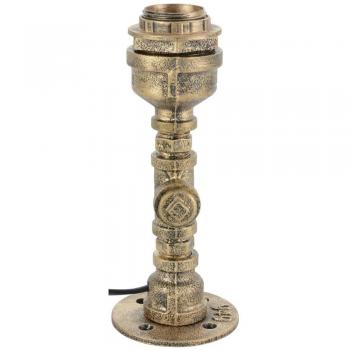 Alte Pfeifenglühbirne – Rötende goldene Lampe, Schraubstecker