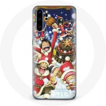 Huawei P30 Pro Hoesje One Piece Kerstmis Anime