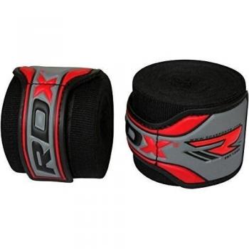 RDX F6 KARA Boxhandbandage Schwarz – Für Profiboxer