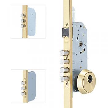 Cerradura de Seguridad TESA 3P TLB3545SCLE Oro Entrada 50mm Cerradero 45mm Sin Cilindro