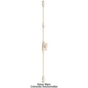 Crémone fonctionnelle MAP 38304 en blanc
