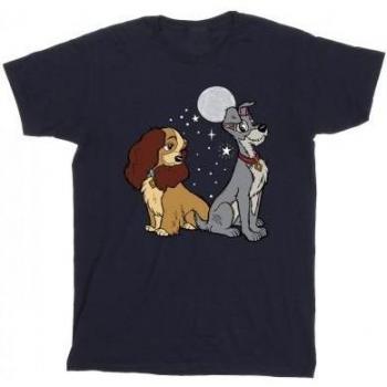 T-shirt in cotone Lilli e il Vagabondo con Luna