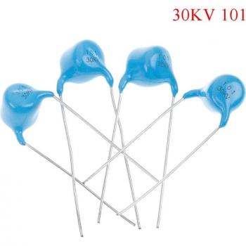 Practical 10 Unit High Voltage 30KV Ceramic Capacitors (101K, 100pF)
