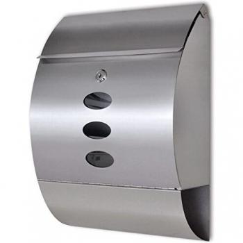 Stainless Steel Mailbox by vidaXL
