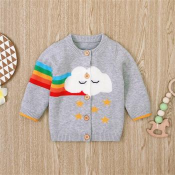 Glittering Joy Long‑Sleeve Baby Coat