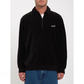 Sudadera Deportiva Volcom Nevermine negro con cierre