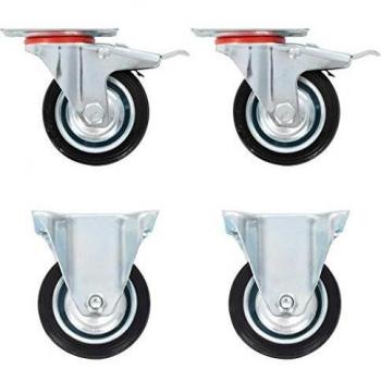 8 pcs 75 mm Casters from vidaXL