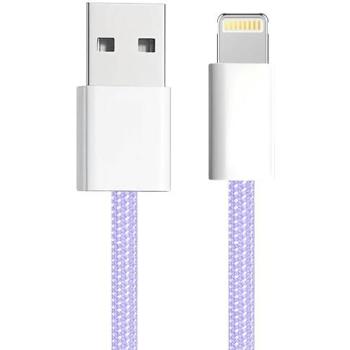 APM Câble MFI Lightning violet 1m