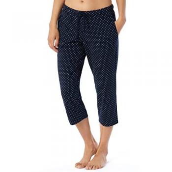 Schiesser Damen Pyjamahose 3/4 mit Punkten